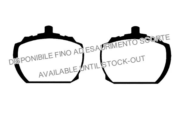 комплект спирачно феродо, дискови спирачки RAICAM              