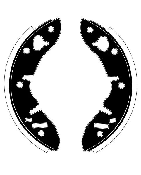 комплект спирачна челюст RAICAM              