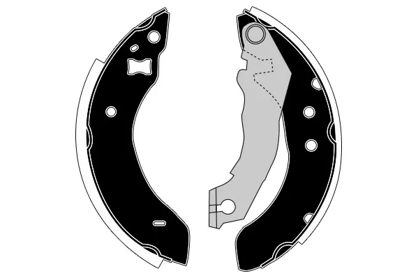 комплект спирачна челюст RAICAM              