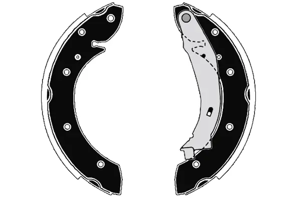 комплект спирачна челюст RAICAM              