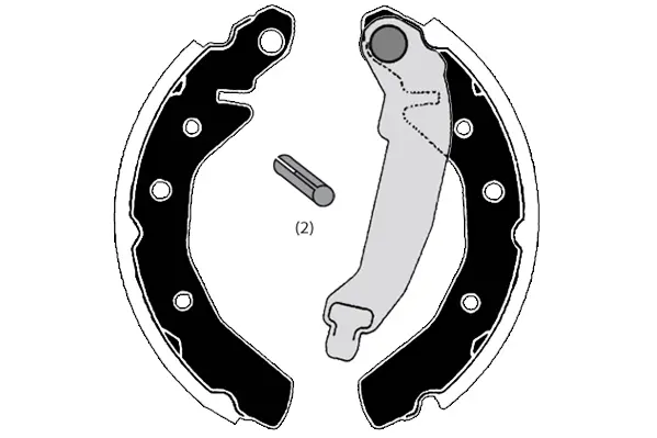 комплект спирачна челюст RAICAM              