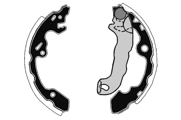 комплект спирачна челюст RAICAM              