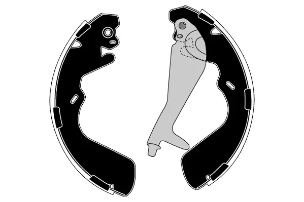 комплект спирачна челюст RAICAM              