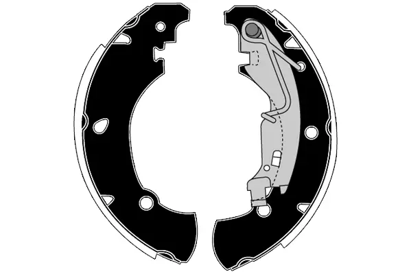 комплект спирачна челюст RAICAM              