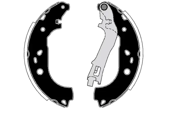 комплект спирачна челюст RAICAM              