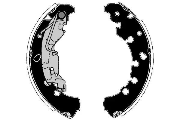 комплект спирачна челюст RAICAM              