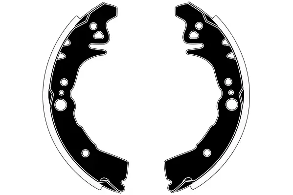 комплект спирачна челюст RAICAM              