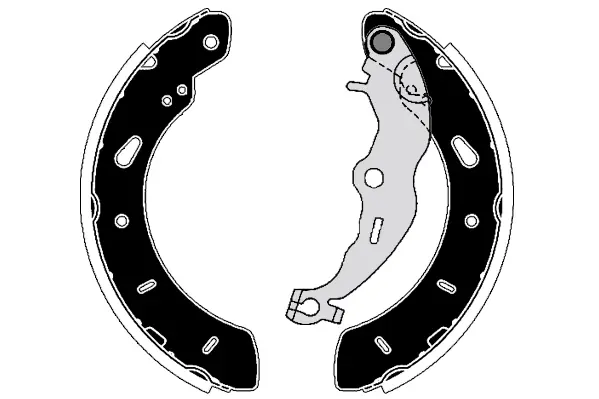 комплект спирачна челюст RAICAM              