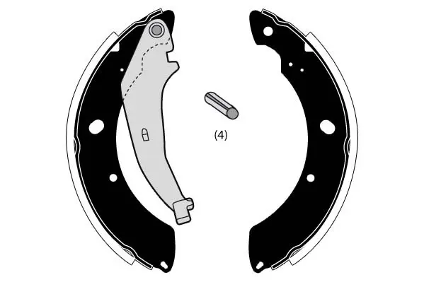комплект спирачна челюст RAICAM              