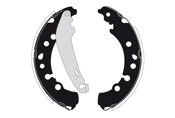 комплект спирачна челюст RAICAM              