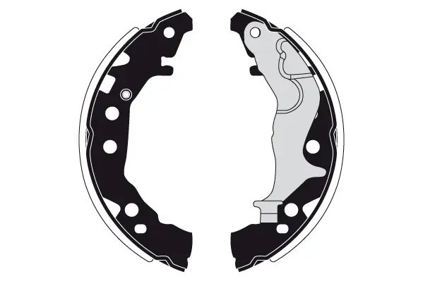 комплект спирачна челюст RAICAM              