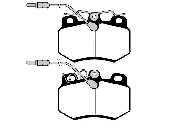 комплект спирачно феродо, дискови спирачки RAICAM              