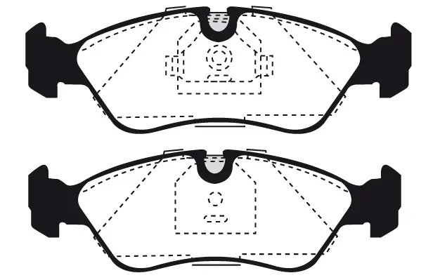 комплект спирачно феродо, дискови спирачки RAICAM              