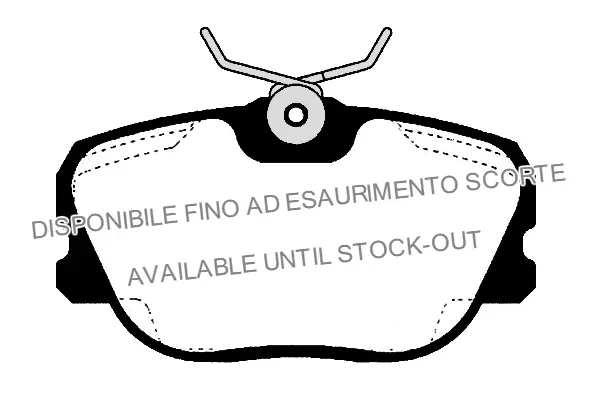 комплект спирачно феродо, дискови спирачки RAICAM              