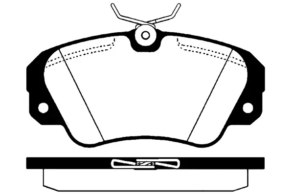 комплект спирачно феродо, дискови спирачки RAICAM              