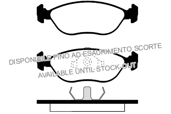 комплект спирачно феродо, дискови спирачки RAICAM              