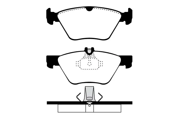 комплект спирачно феродо, дискови спирачки RAICAM              