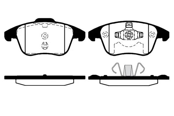 комплект спирачно феродо, дискови спирачки RAICAM              