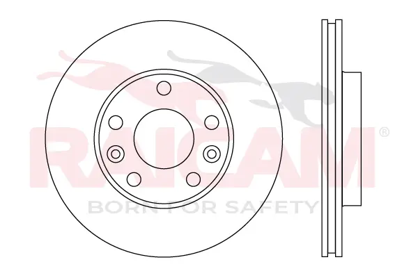 спирачен диск RAICAM              
