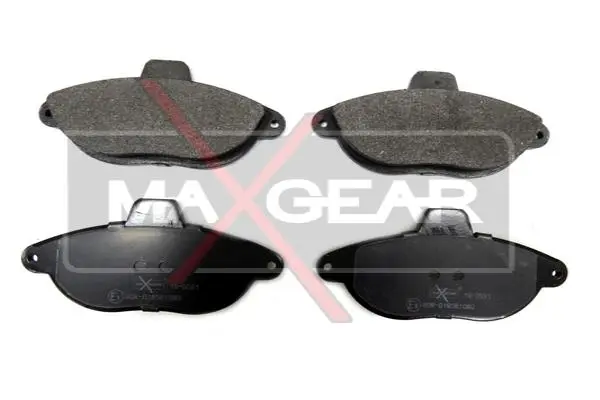 Комплект спирачно феродо, дискови спирачки MAXGEAR