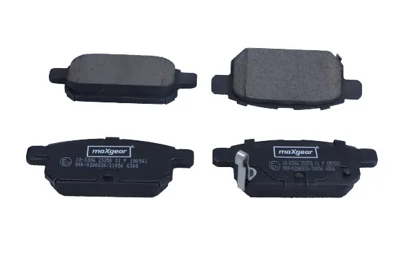 Комплект спирачно феродо, дискови спирачки MAXGEAR