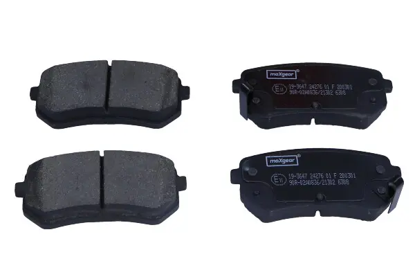Комплект спирачно феродо, дискови спирачки MAXGEAR