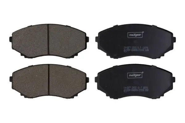 Комплект спирачно феродо, дискови спирачки MAXGEAR