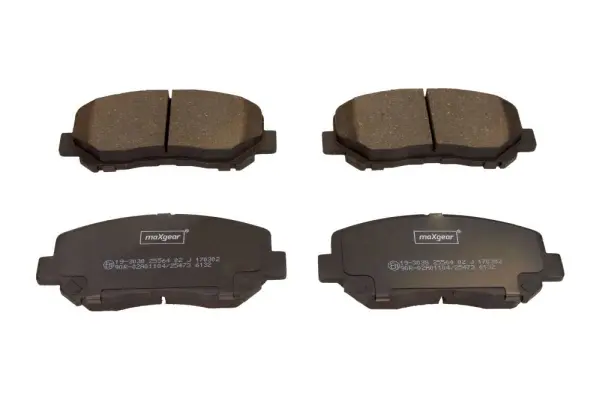 Комплект спирачно феродо, дискови спирачки MAXGEAR