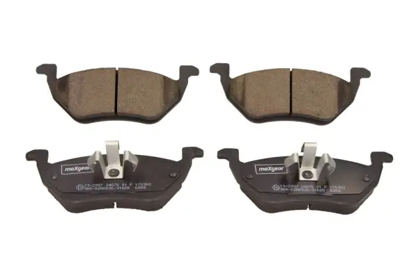 Комплект спирачно феродо, дискови спирачки MAXGEAR