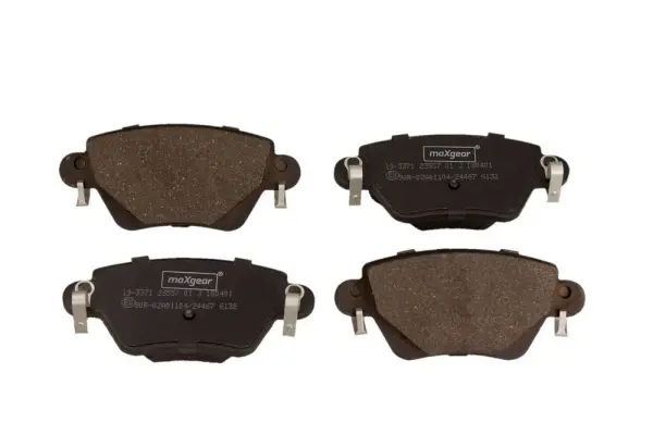 Комплект спирачно феродо, дискови спирачки MAXGEAR