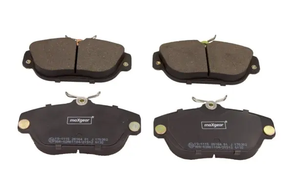 Комплект спирачно феродо, дискови спирачки MAXGEAR