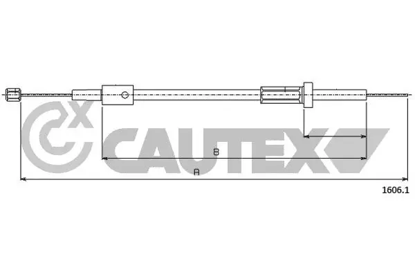 жило за капака на двигателя CAUTEX              