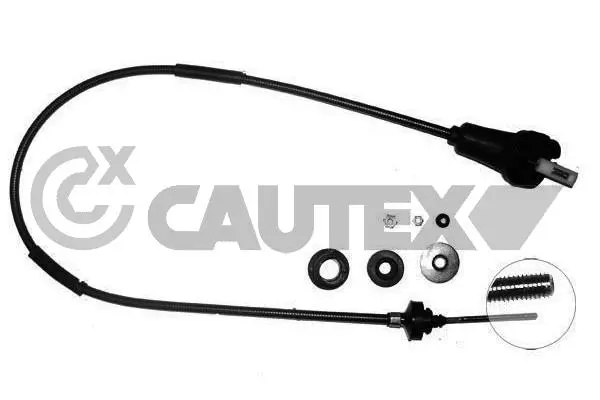 въжен механизъм, задействане на съединителя CAUTEX              