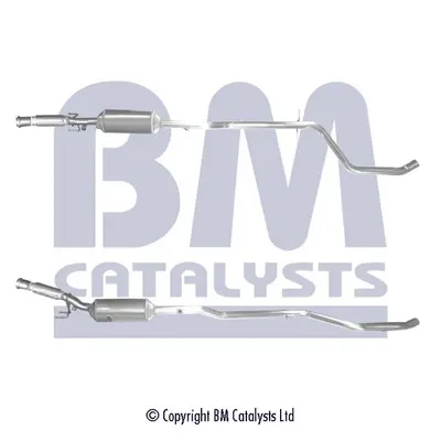 филтър за сажди/твърди частици, изпускателна система BM CATALYSTS        