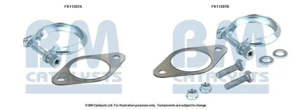 монтажен комплект, филтър за прах-сажди BM CATALYSTS        