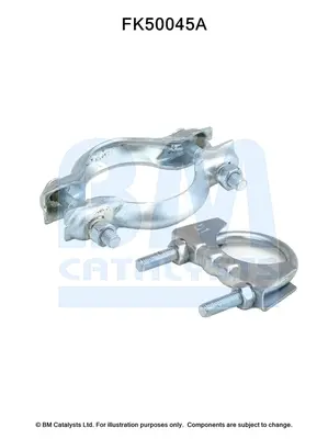 монтажен комплект, изпускателна тръба BM CATALYSTS        