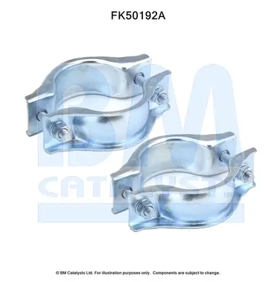 монтажен комплект, изпускателна тръба BM CATALYSTS        