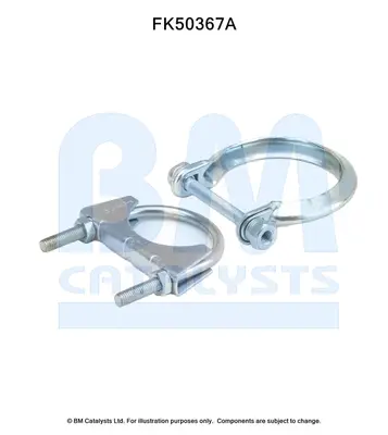 монтажен комплект, изпускателна тръба BM CATALYSTS        