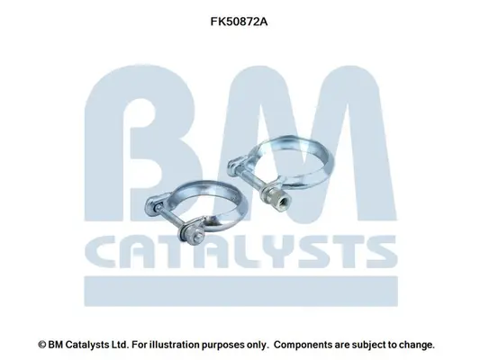 монтажен комплект, изпускателна тръба BM CATALYSTS        