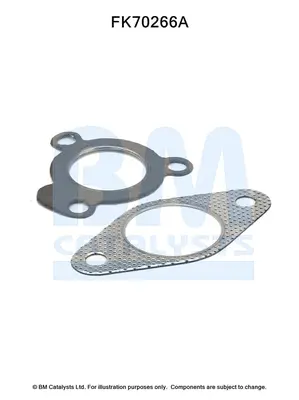 монтажен комплект, изпускателна тръба BM CATALYSTS        