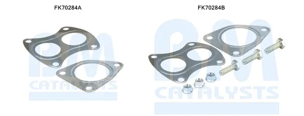монтажен комплект, изпускателна тръба BM CATALYSTS        