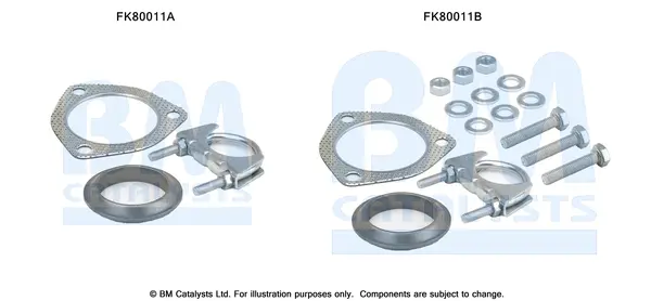 монтажен комплект, катализатор BM CATALYSTS        