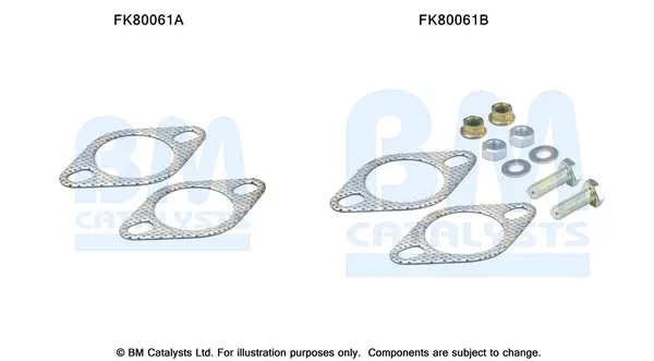 монтажен комплект, катализатор BM CATALYSTS        