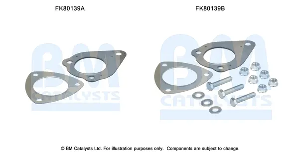 монтажен комплект, катализатор BM CATALYSTS        