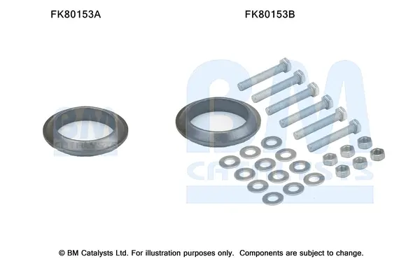 монтажен комплект, катализатор BM CATALYSTS        