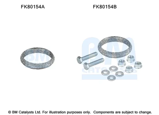 монтажен комплект, катализатор BM CATALYSTS        