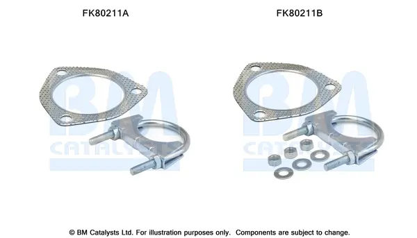 монтажен комплект, катализатор BM CATALYSTS        