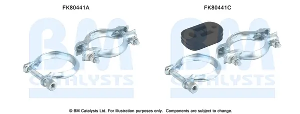 монтажен комплект, катализатор BM CATALYSTS        