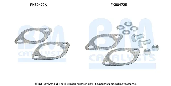 монтажен комплект, катализатор BM CATALYSTS        