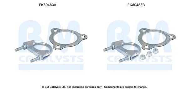 монтажен комплект, катализатор BM CATALYSTS        